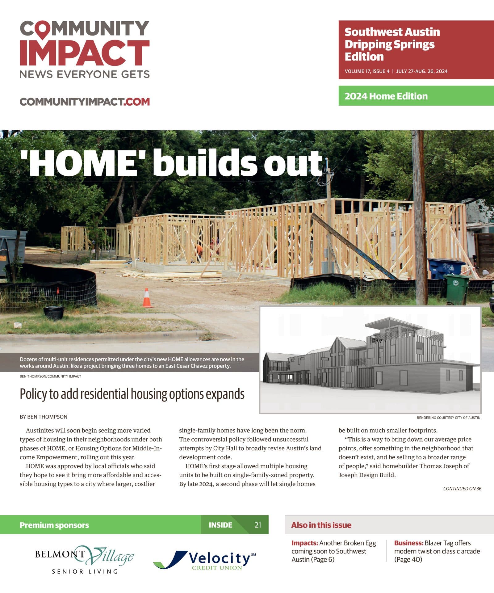 Southwest Austin - Dripping Springs cover — July 2024