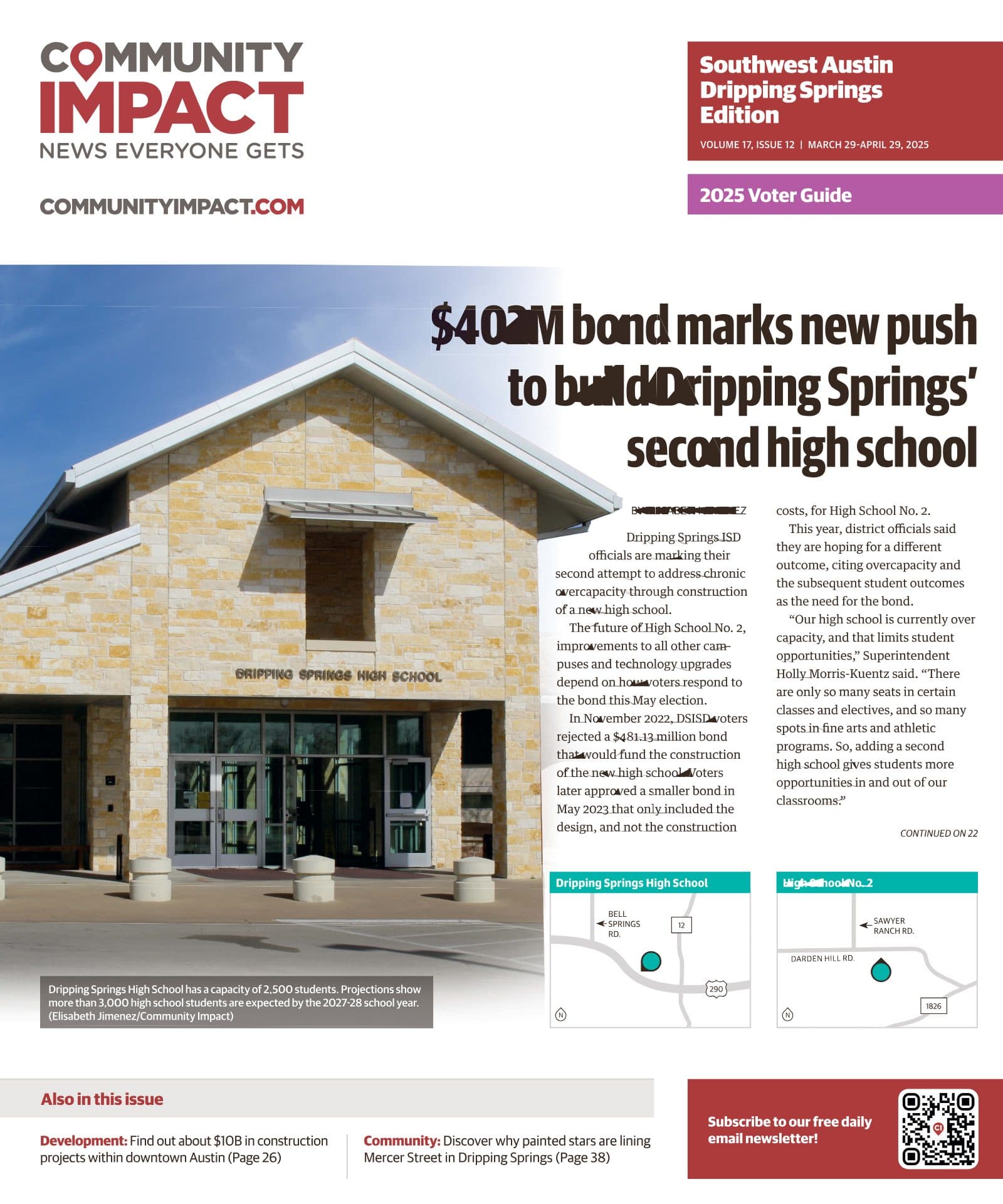 Southwest Austin - Dripping Springs cover — March 2025