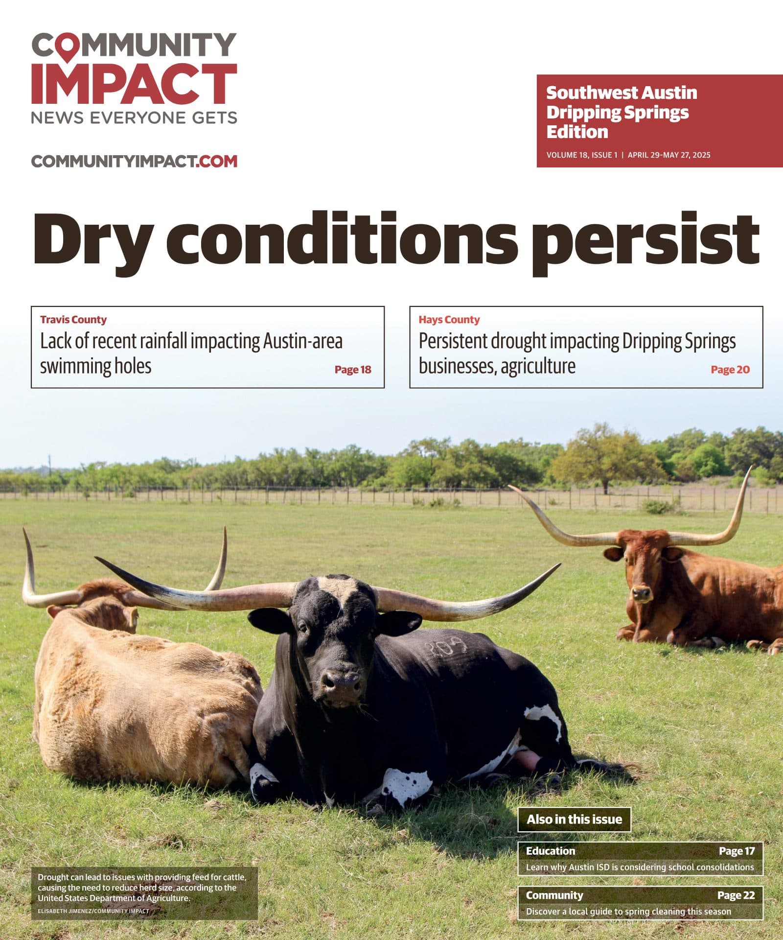 Southwest Austin - Dripping Springs cover — April 2025