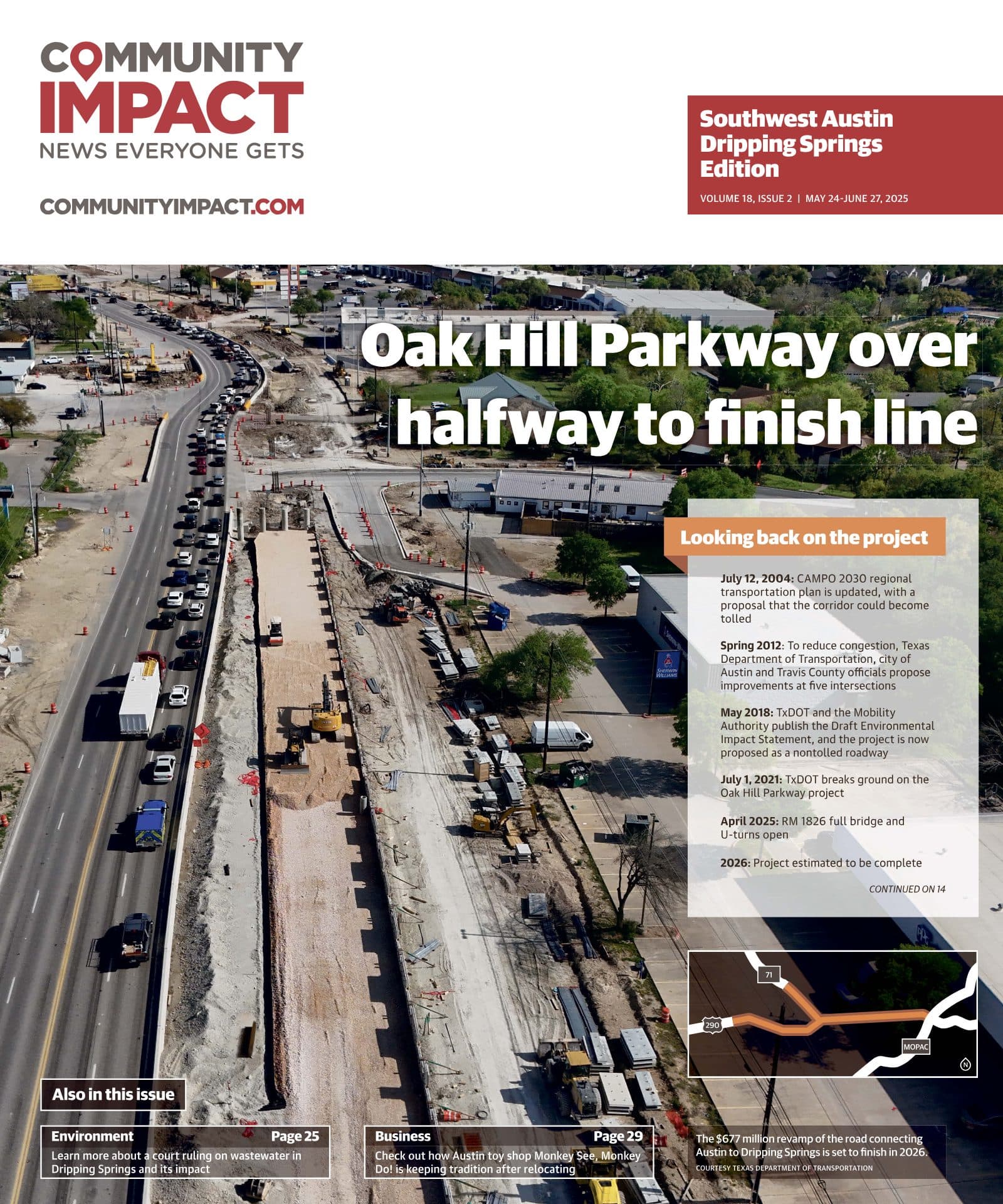 Southwest Austin - Dripping Springs cover — May 2025