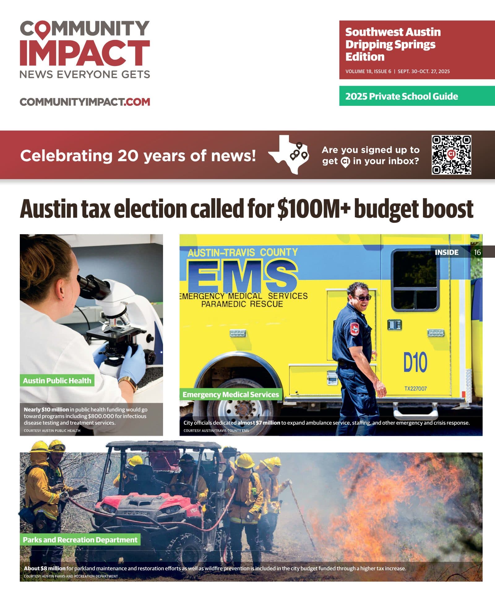 Southwest Austin - Dripping Springs cover — September 2025