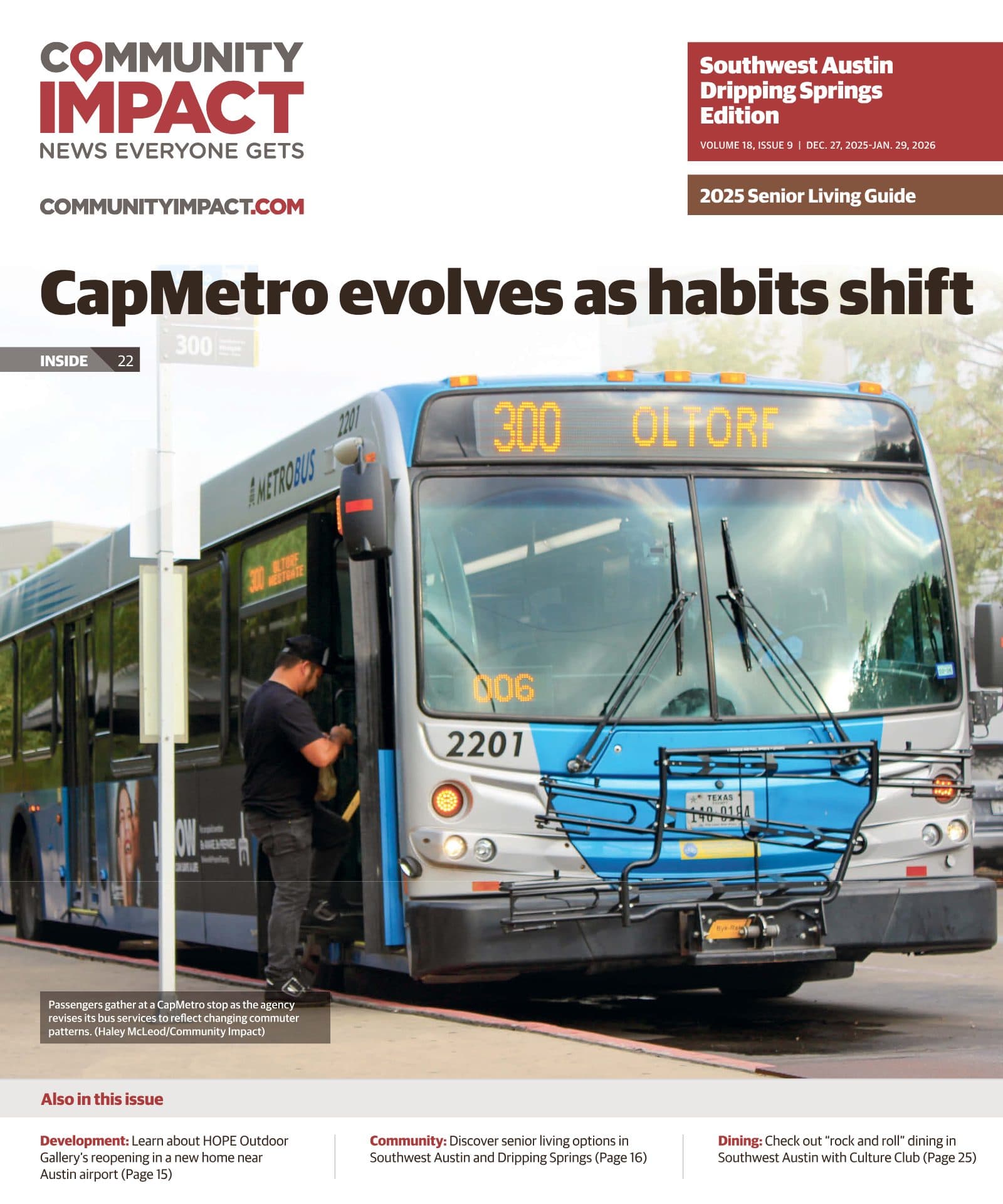 Southwest Austin - Dripping Springs cover — December 2025