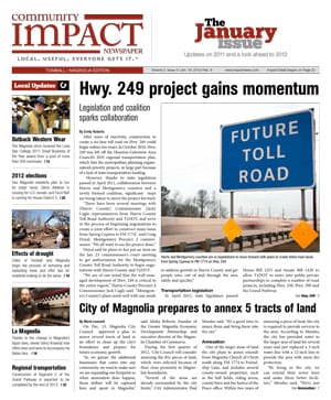 Tomball - Magnolia cover — January 2012