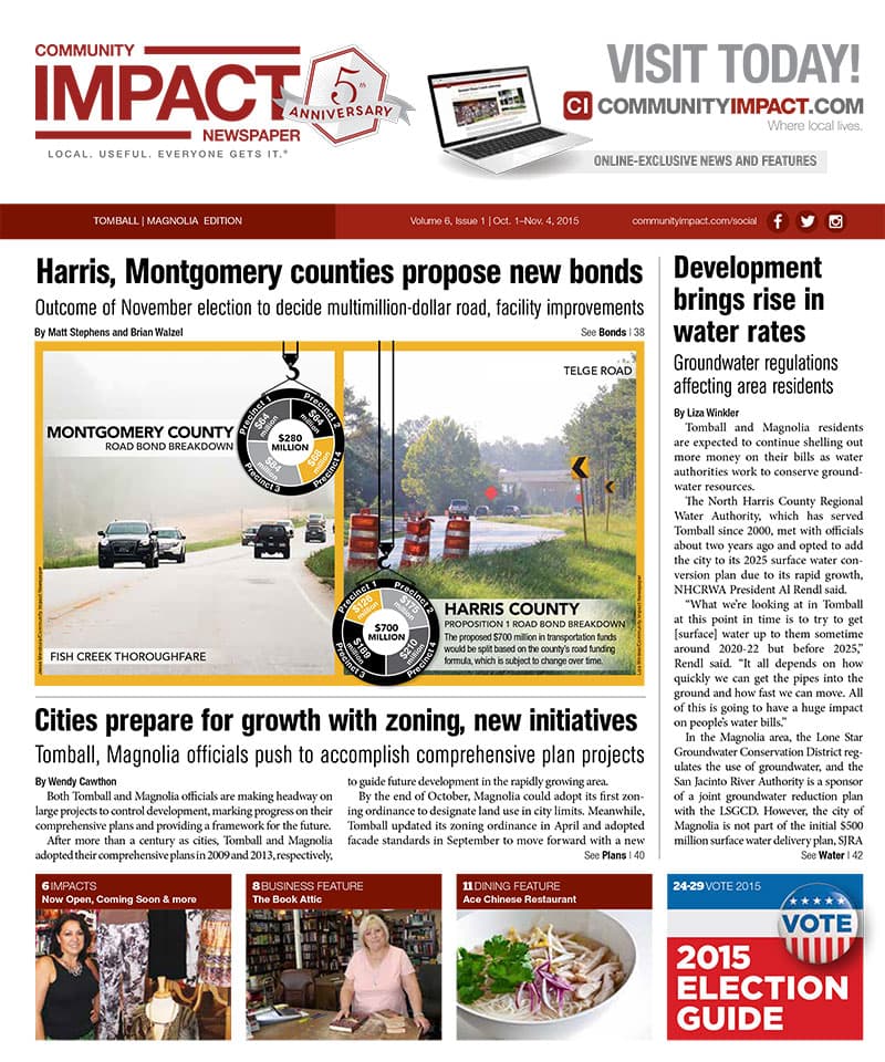 Tomball - Magnolia cover — October 2015