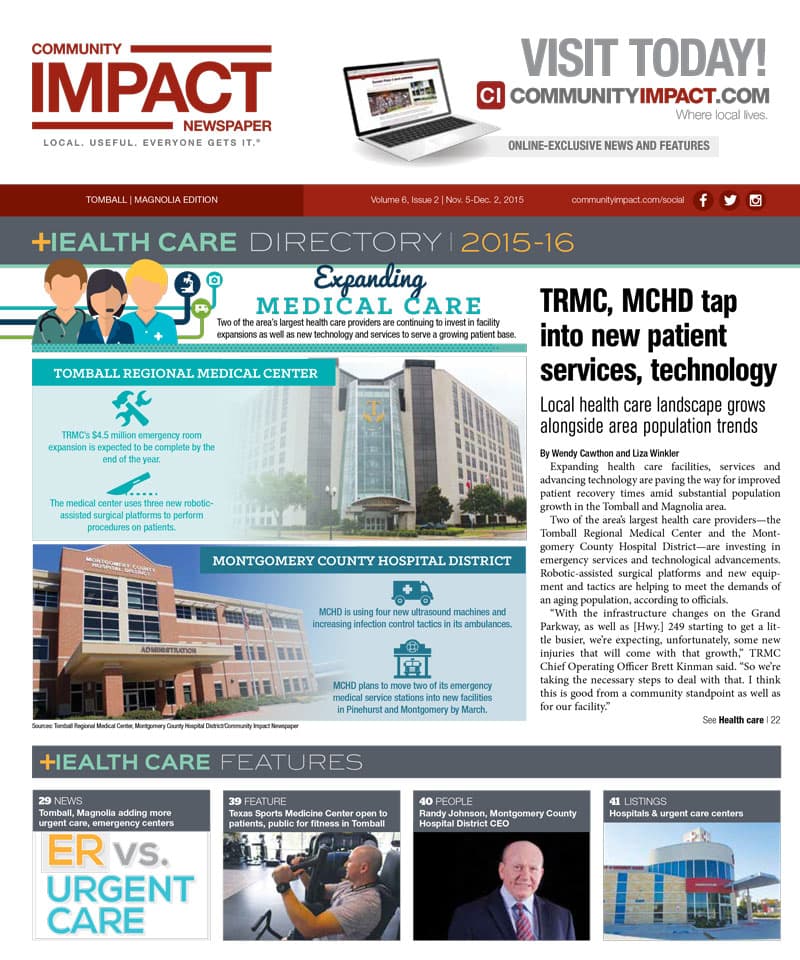 Tomball - Magnolia cover — November 2015