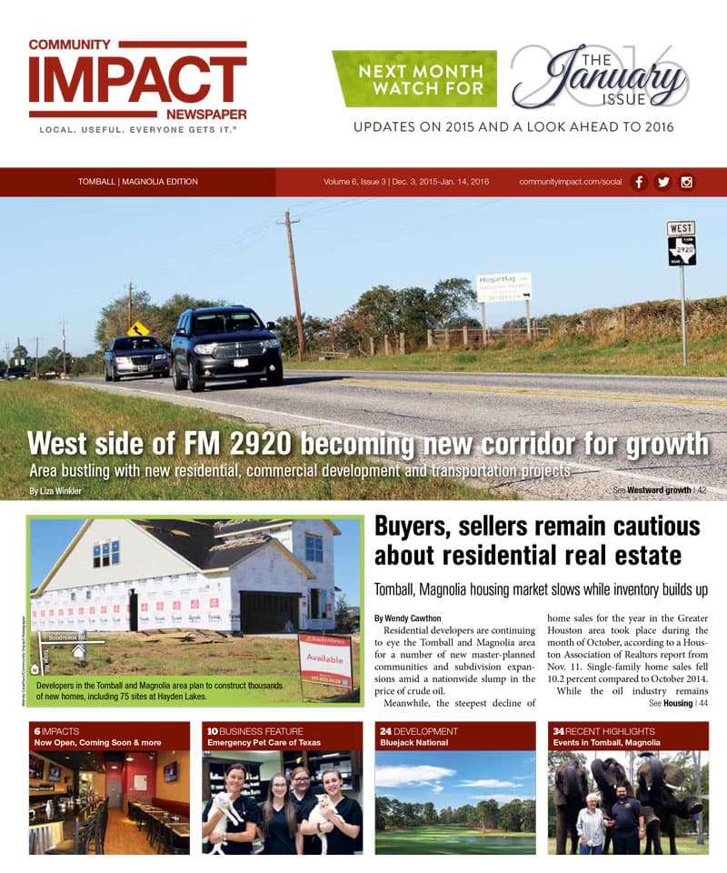 Tomball - Magnolia cover — December 2015