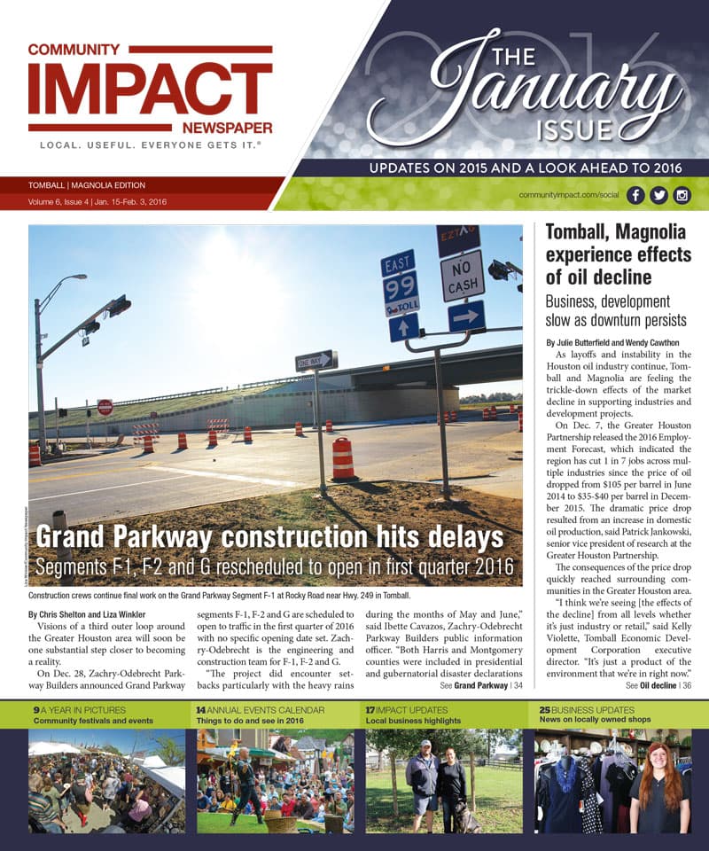 Tomball - Magnolia cover — January 2016
