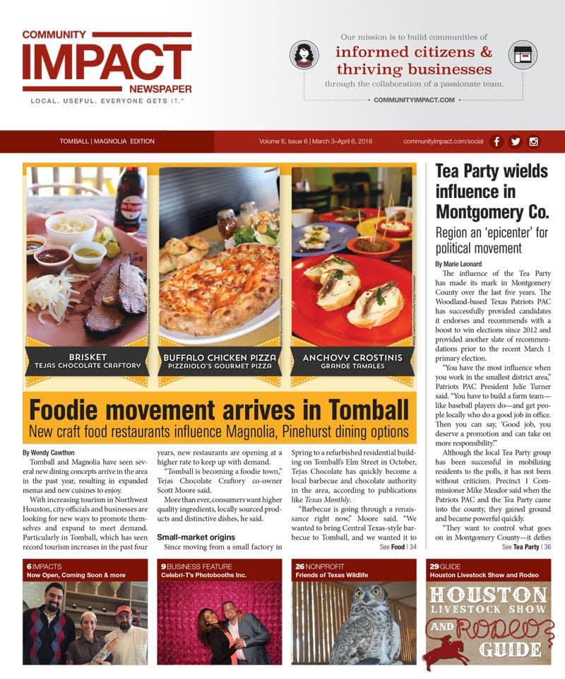 Tomball - Magnolia cover — March 2016