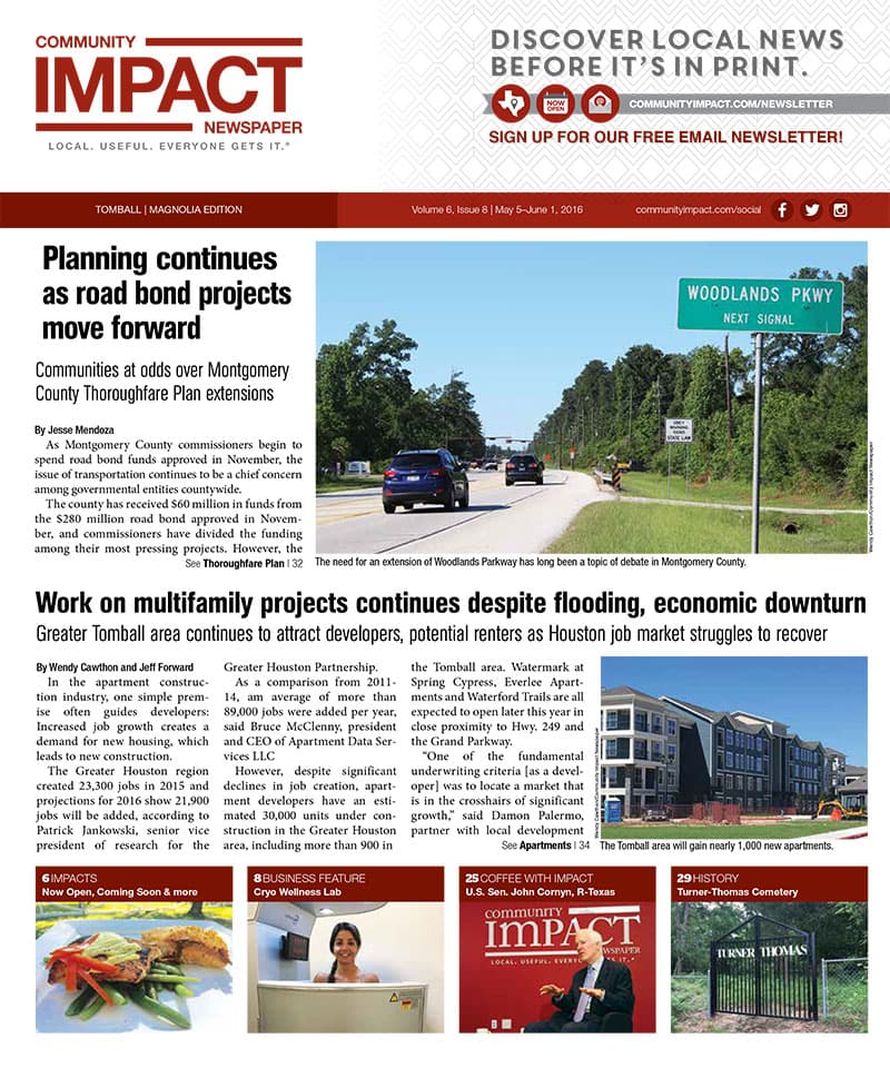 Tomball - Magnolia cover — May 2016