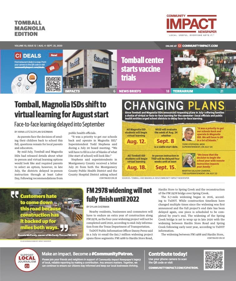 Tomball - Magnolia cover — August 2020