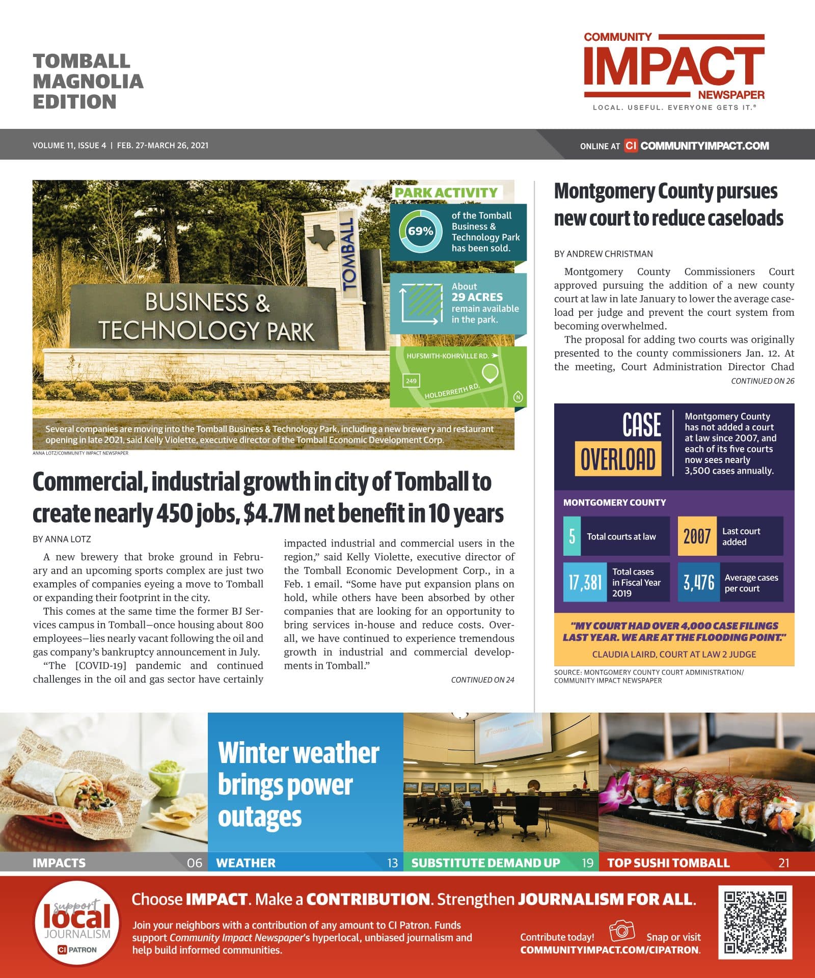 Tomball - Magnolia cover — February 2021