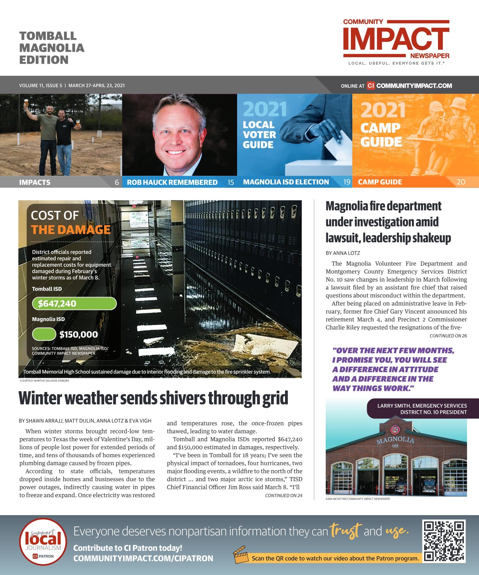 Tomball - Magnolia cover — March 2021