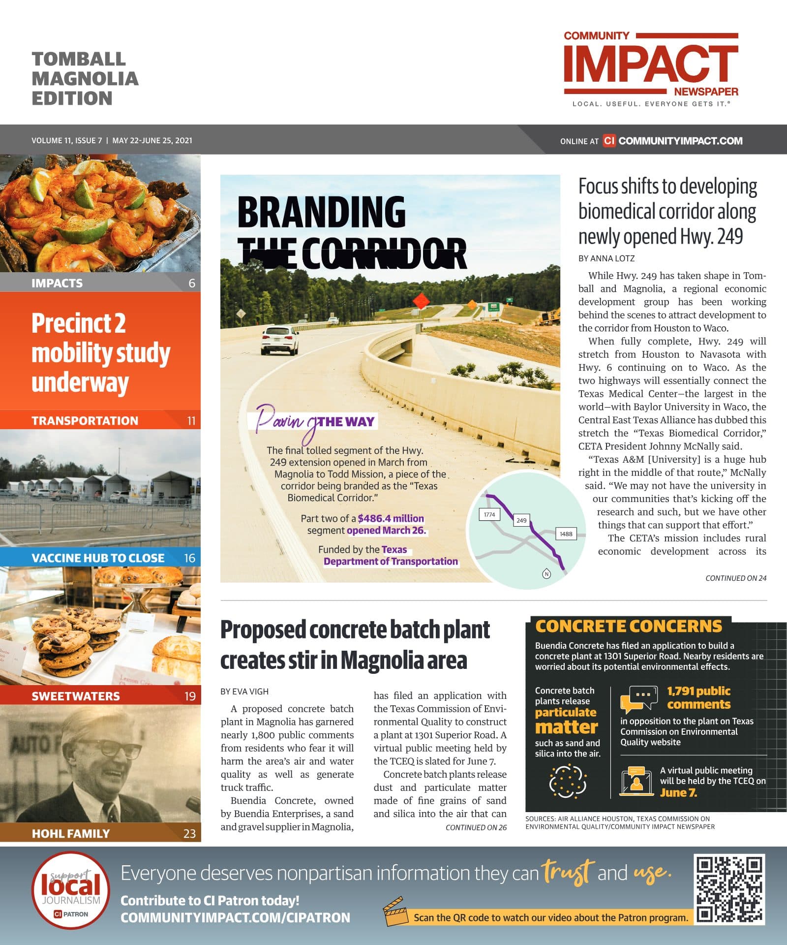 Tomball - Magnolia cover — May 2021
