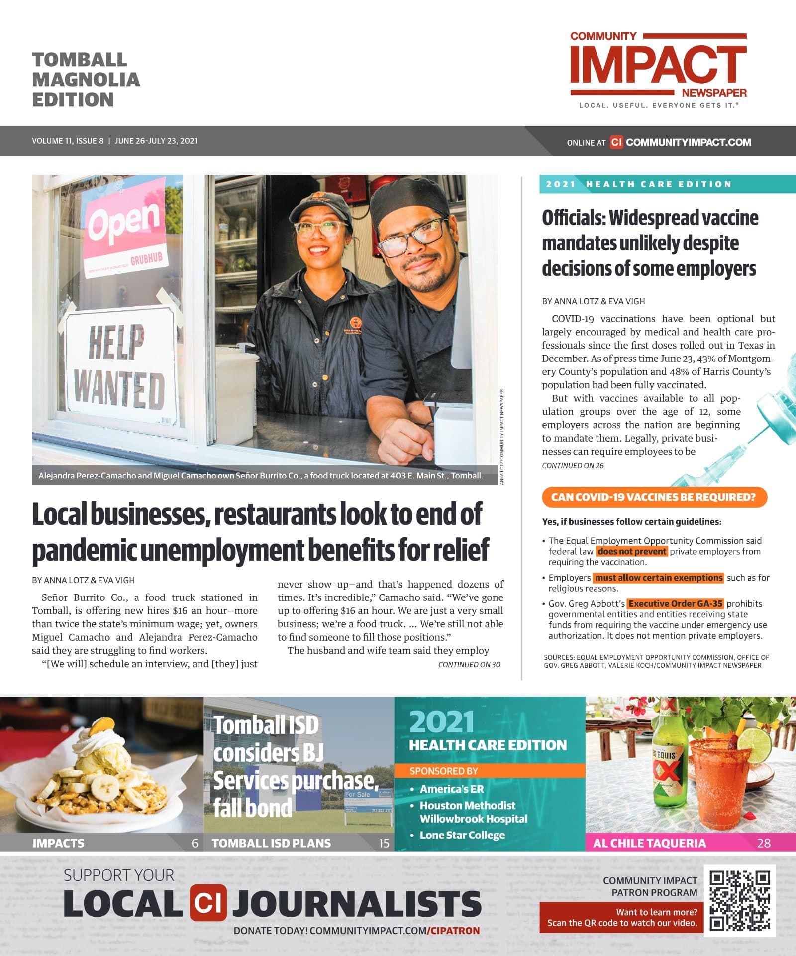 Tomball - Magnolia cover — June 2021