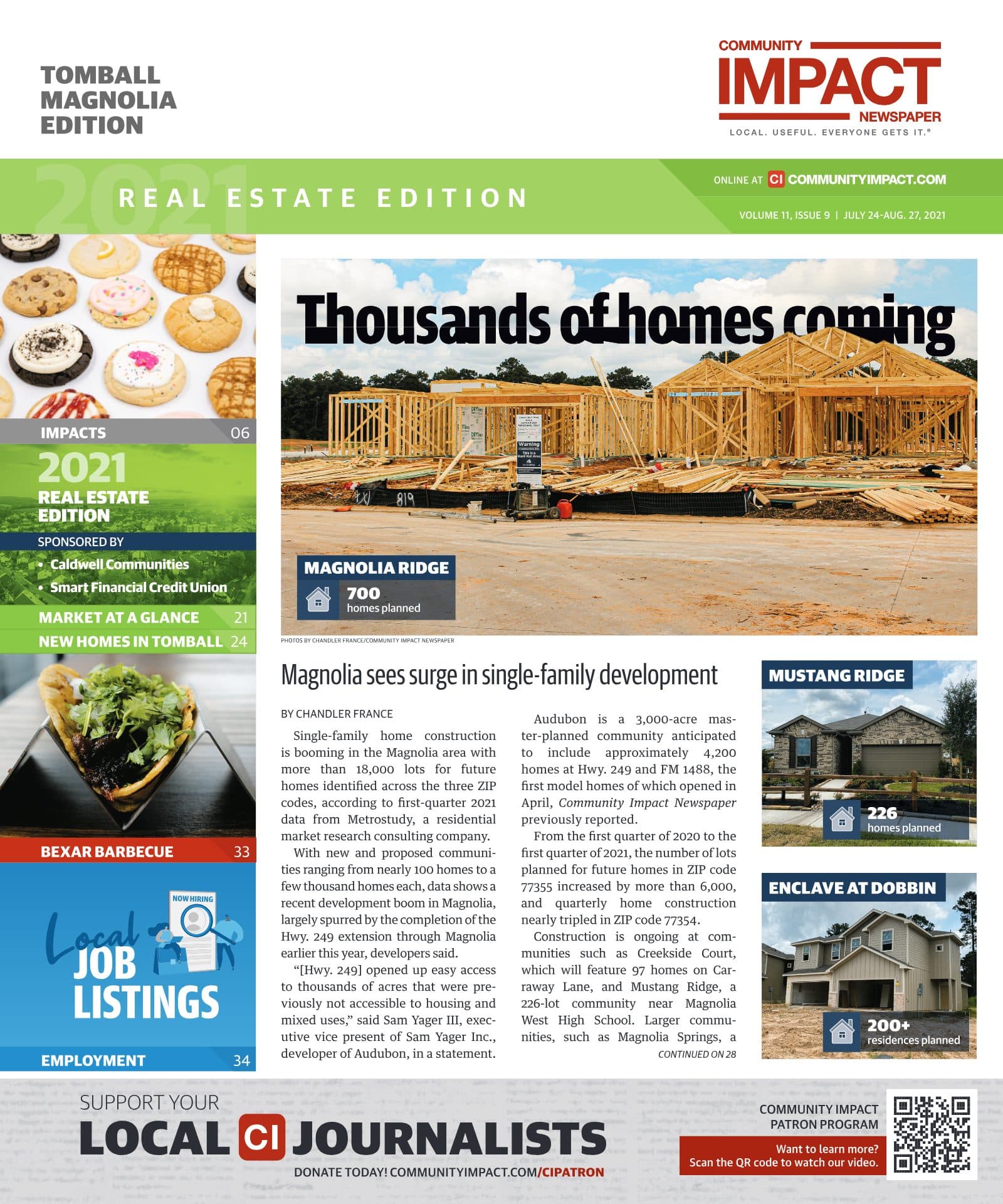 Tomball - Magnolia cover — July 2021
