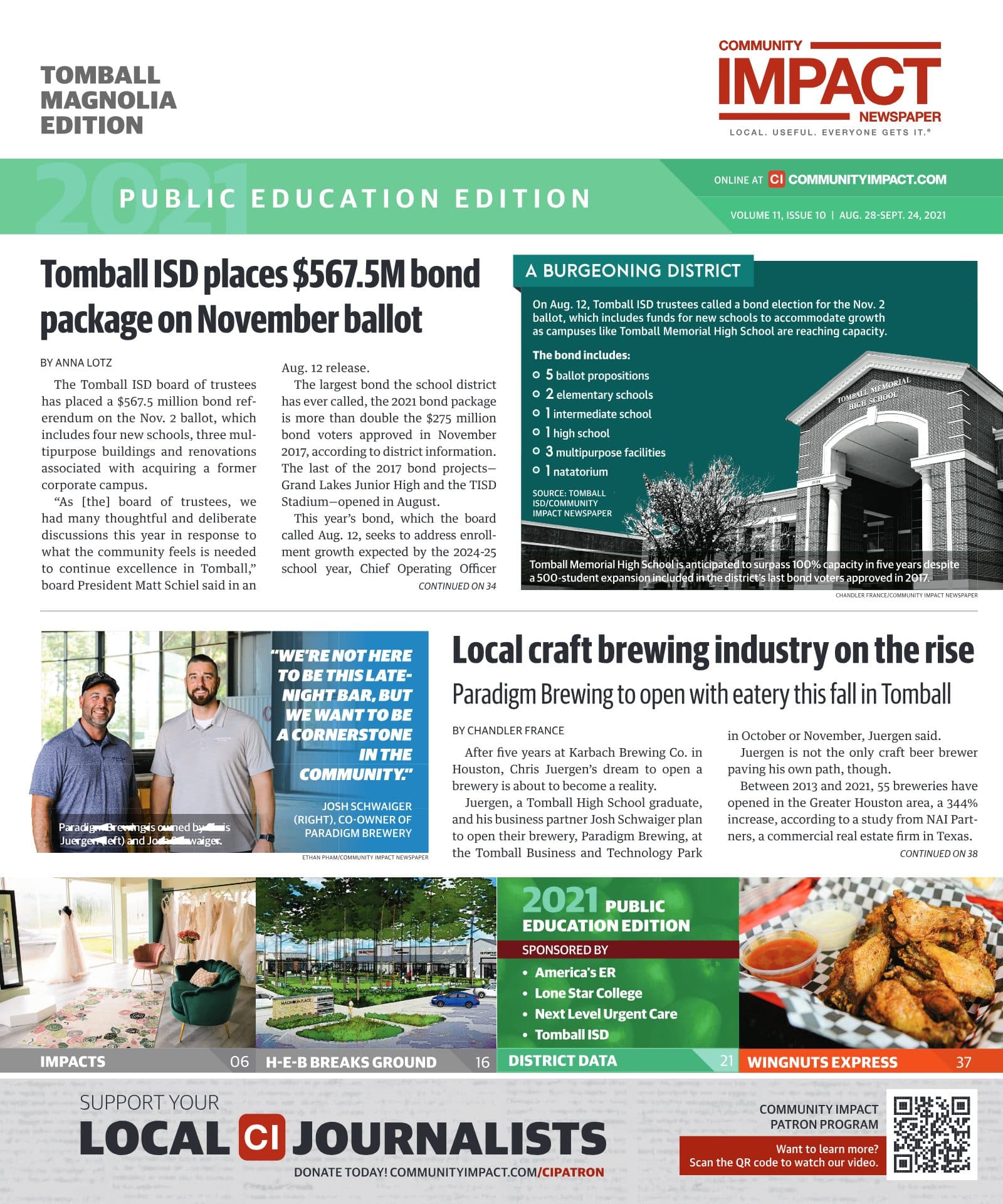 Tomball - Magnolia cover — August 2021