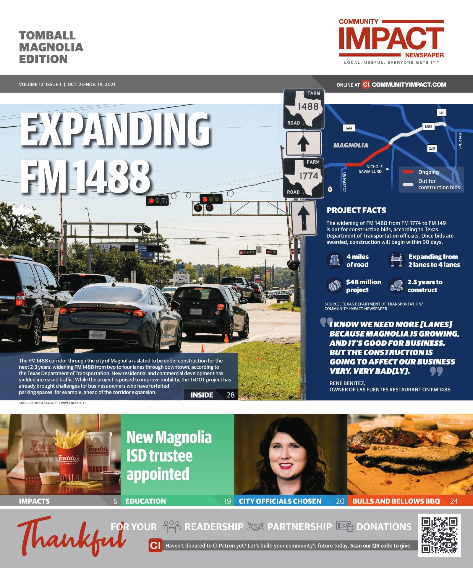 Tomball - Magnolia cover — October 2021