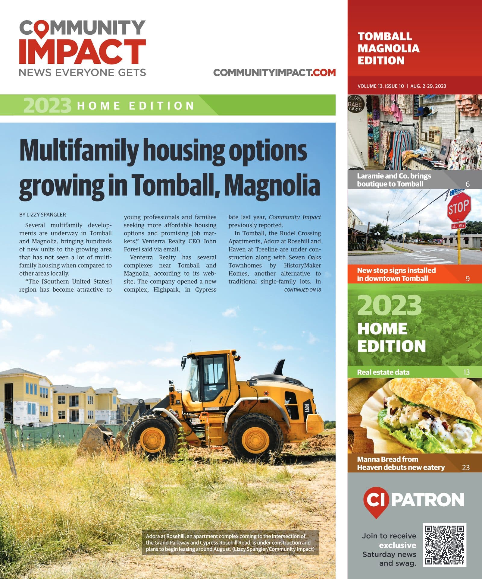 Tomball - Magnolia cover — July 2023