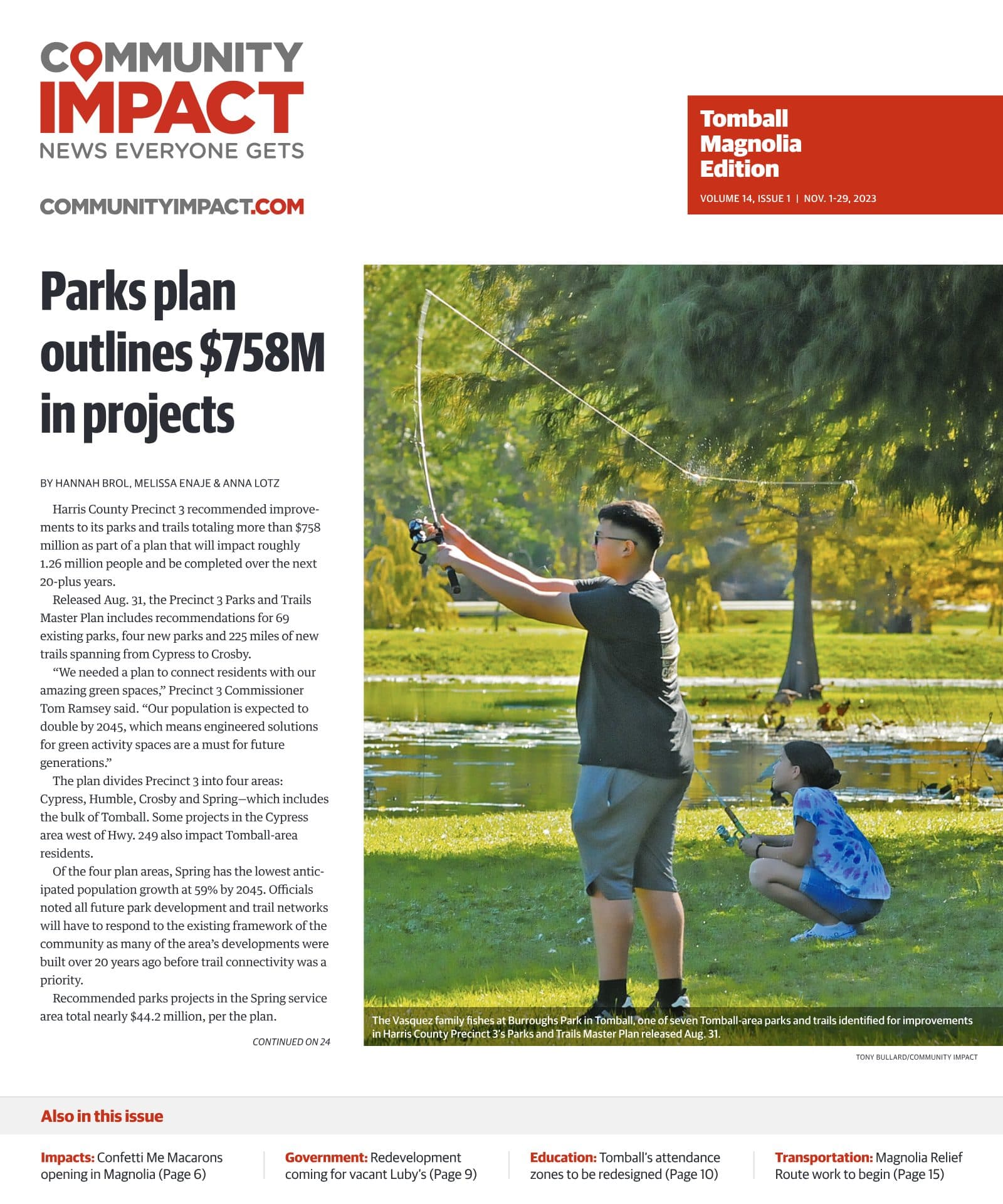 Tomball - Magnolia cover — October 2023