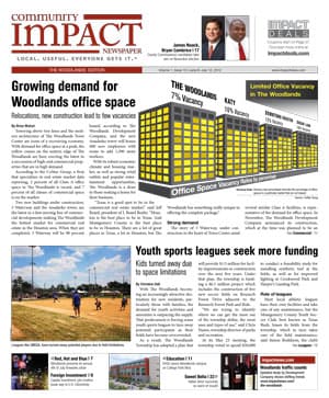 The Woodlands cover — June 2012