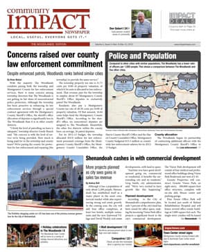 The Woodlands cover — November 2012
