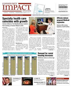 The Woodlands cover — December 2012