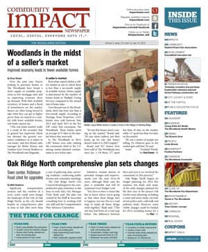 The Woodlands cover — June 2013