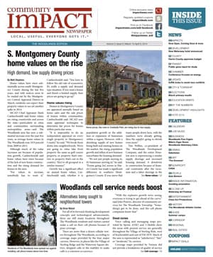 The Woodlands cover — March 2014