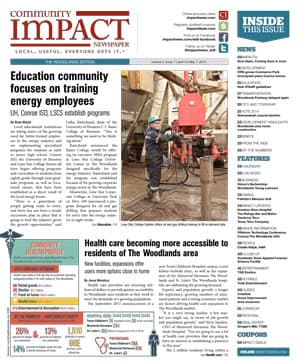 The Woodlands cover — April 2014