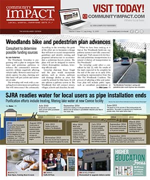 The Woodlands cover — July 2015
