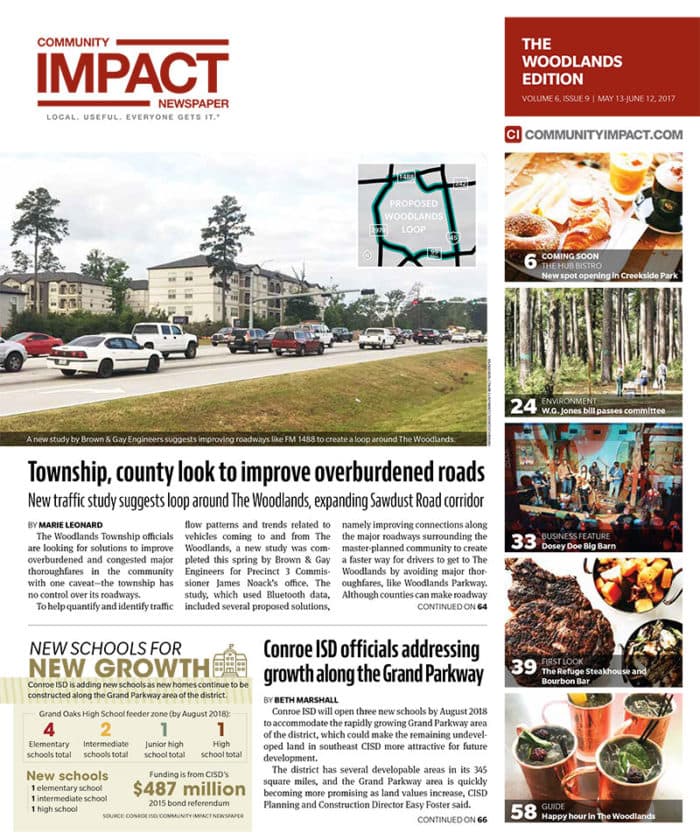 The Woodlands cover — May 2017