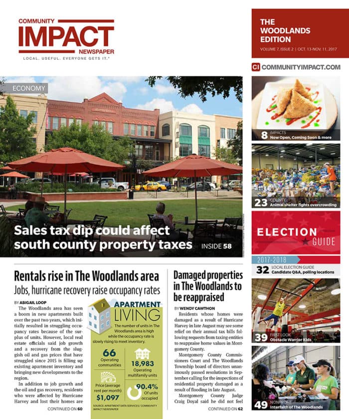 The Woodlands cover — October 2017