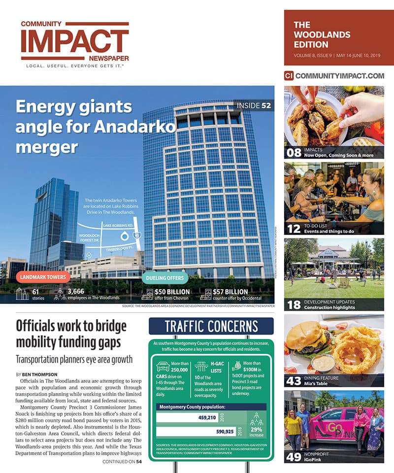 The Woodlands cover — May 2019