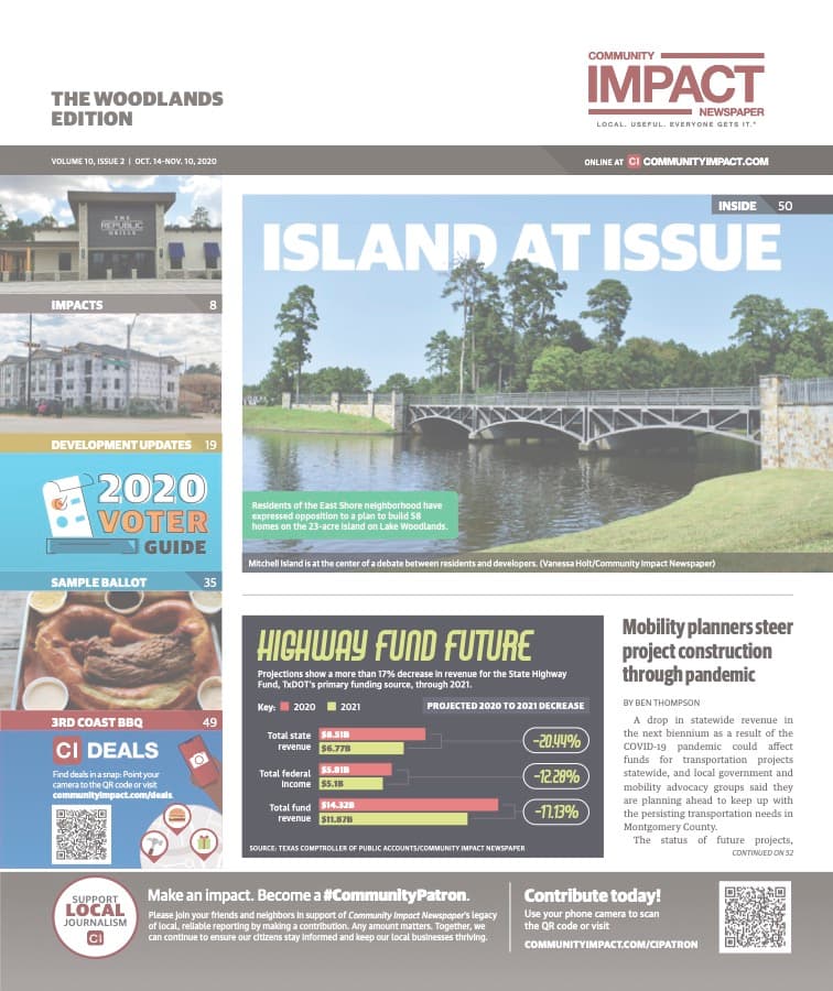 The Woodlands cover — October 2020