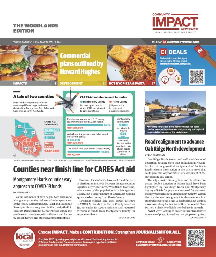 The Woodlands cover — December 2020