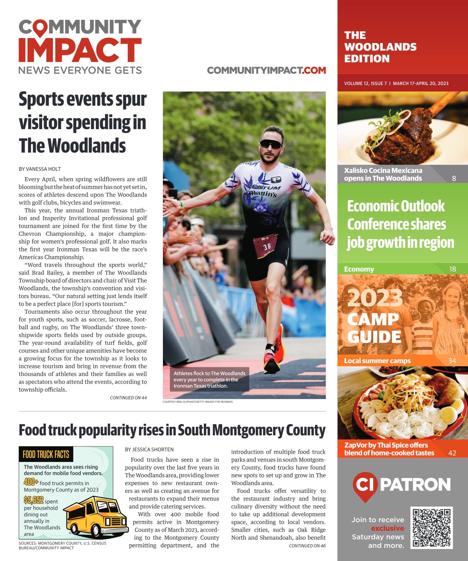 The Woodlands cover — March 2023