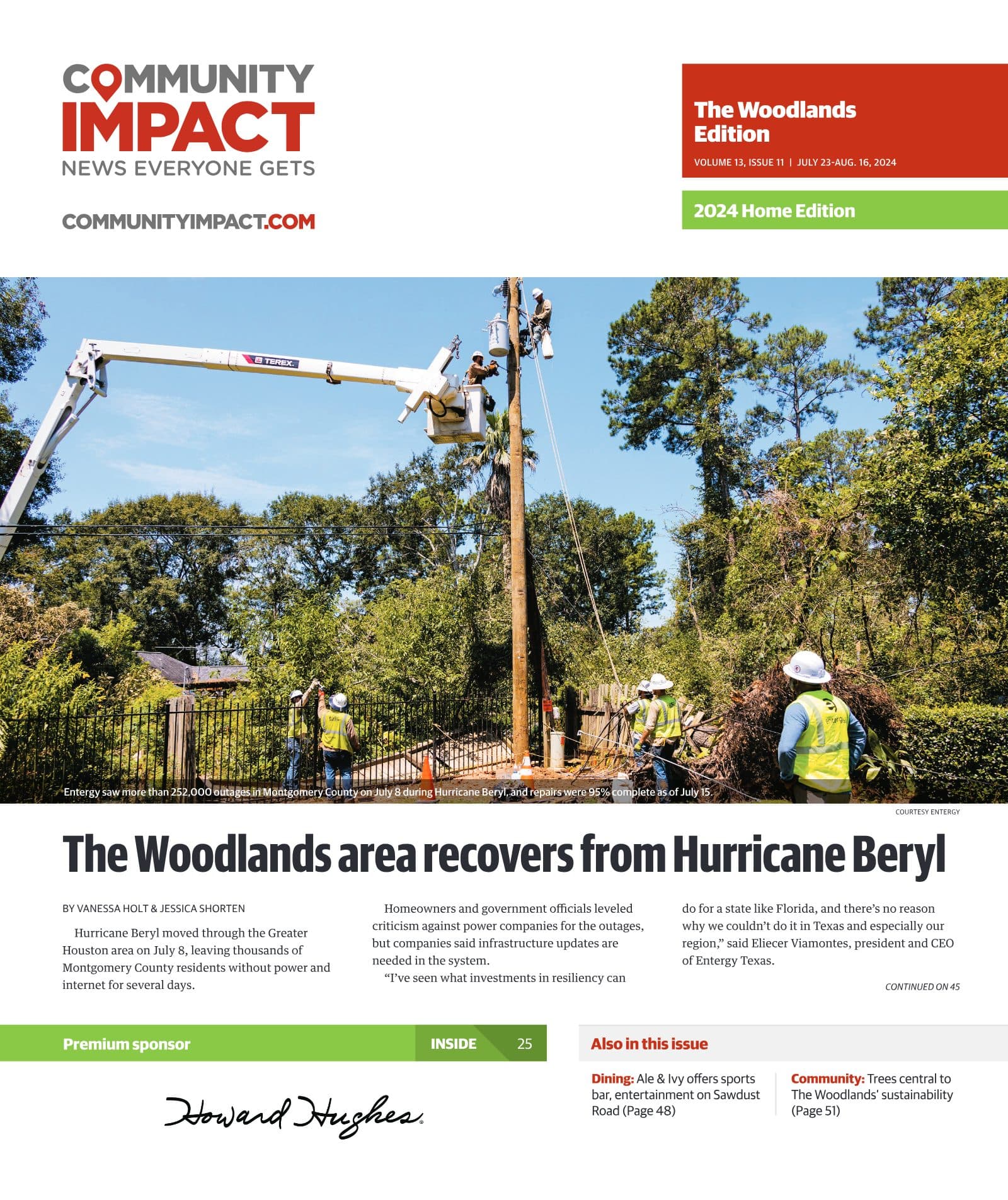 The Woodlands cover — July 2024