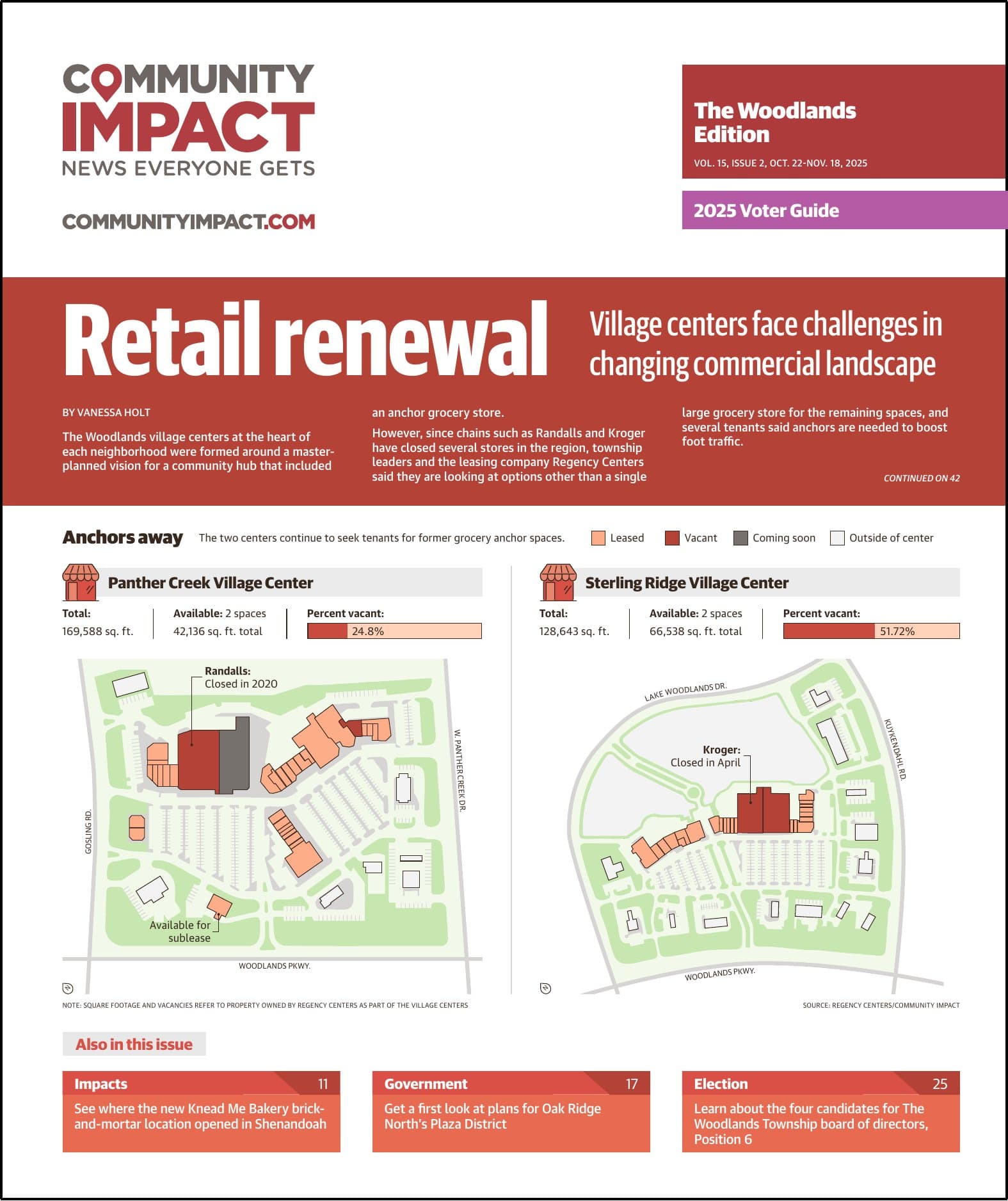 The Woodlands cover — October 2025