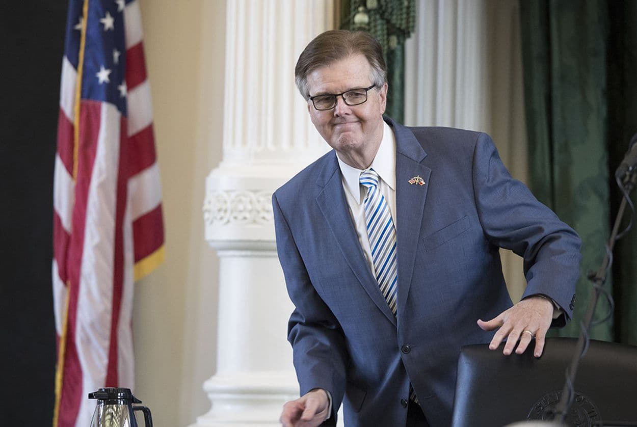 Lt. Gov. Patrick asks Senate panel to study free speech on Texas college campuses