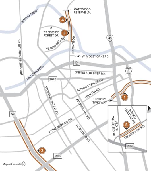Transportation Updates: Here is the latest on 5 transportation projects in Spring, Klein