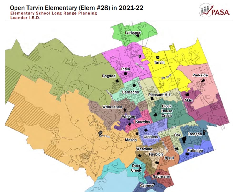 Leander ISD to begin elementary rezoning for 2021-22