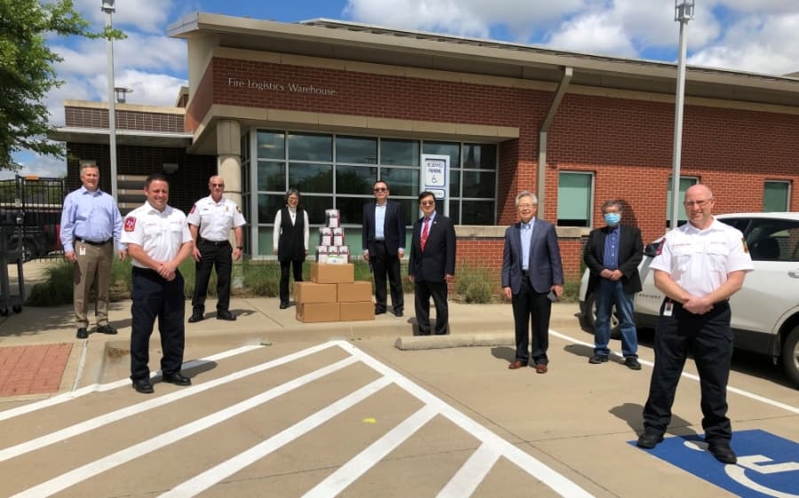 Community steps up to provide medical gear, sanitation supplies for Plano's first responders
