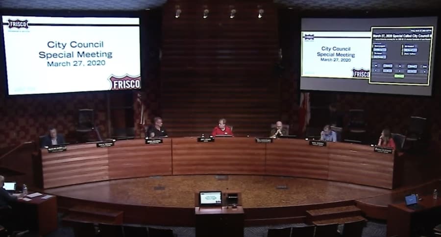 Frisco City Council meeting to offer telephone, email options for public to participate