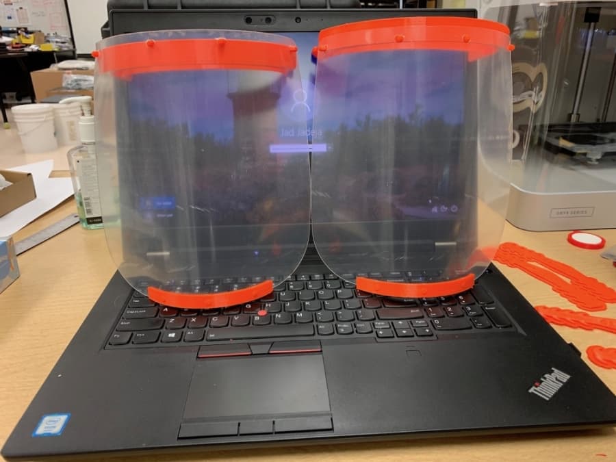 Dripping Springs ISD engineering program makes 3-D printed face shields for the medical community