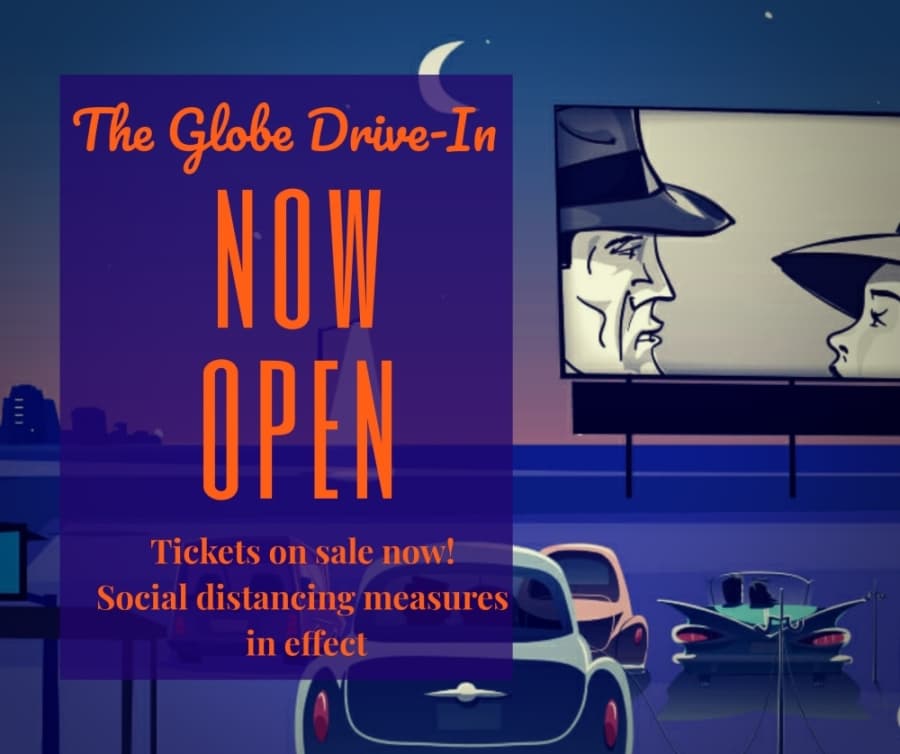 The Globe Drive-In to reopen with social distancing-friendly outdoor movie screenings