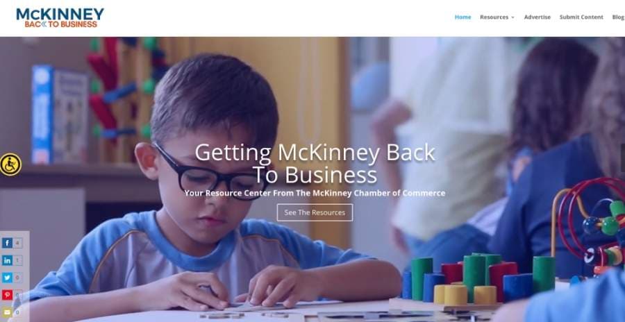 New website from McKinney chamber to help local businesses navigate reopening