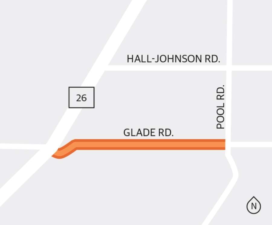 Glade Road work in Colleyville causes relocation of utility poles