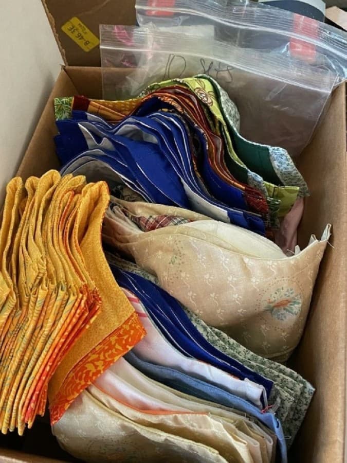 Helping Hands Ladies of Cypress produces, distributes over 4,500 face masks