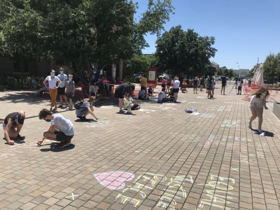 Lake Travis teens organize Black Lives Matter demonstration in Bee Cave