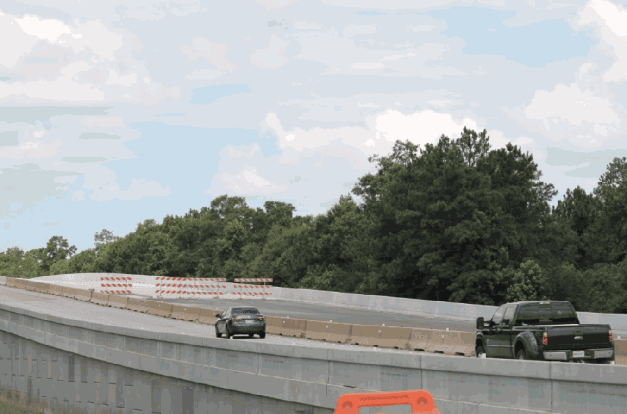 Widening of FM 3083 in Conroe 65% complete